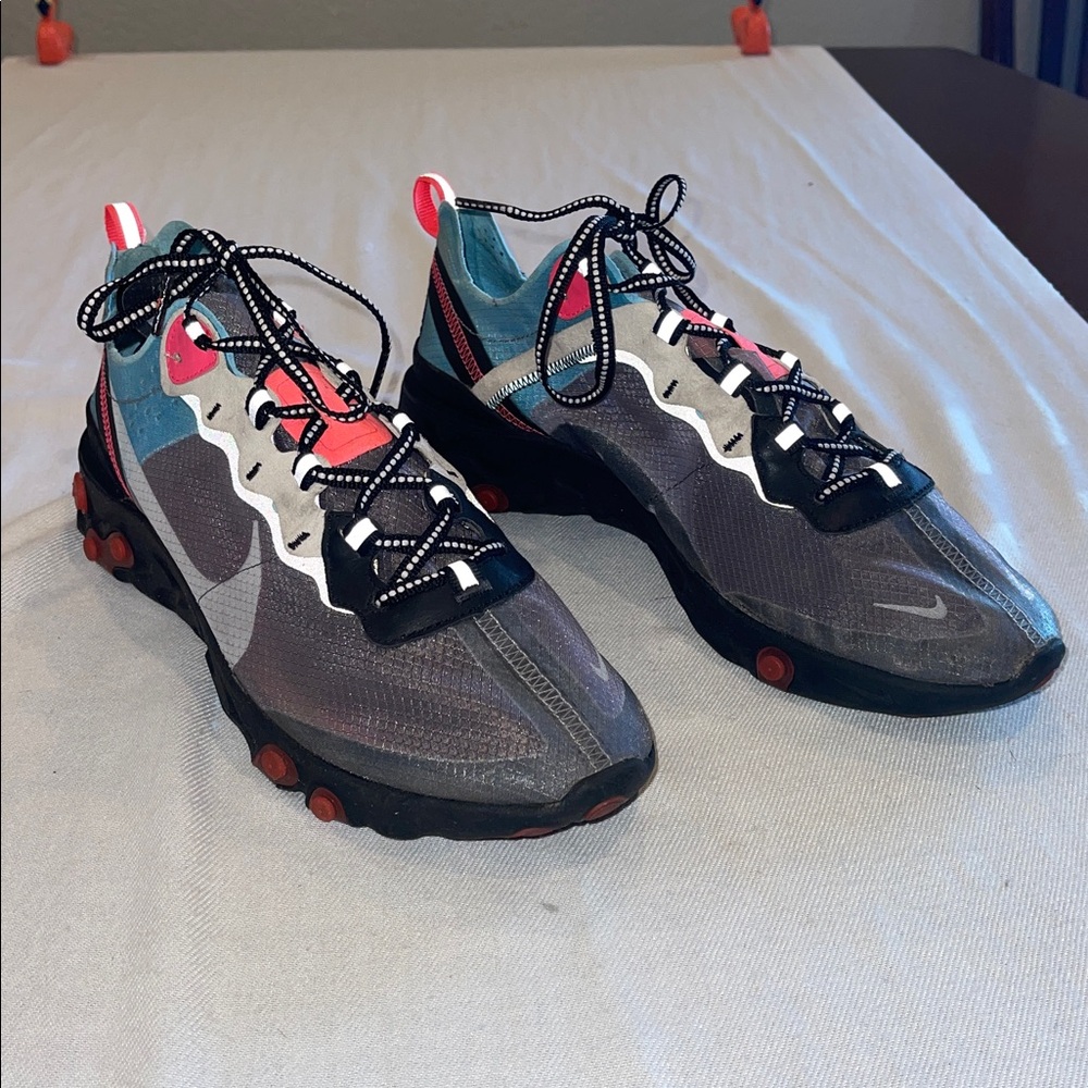 Nike React Element 87
Blue Chill Solar Red SZ 11.5 - Picture 8 of 12